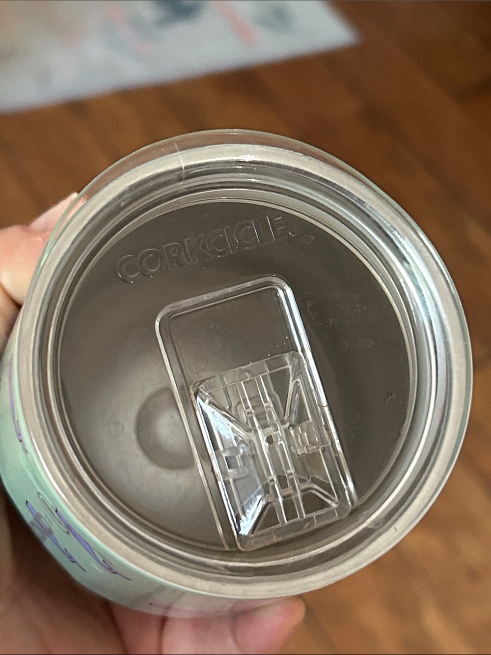 Corkcicle x vineyard vines Stemless Wine Cup Whales Repeat pattern in Capri Blue - Picture 3 of 8